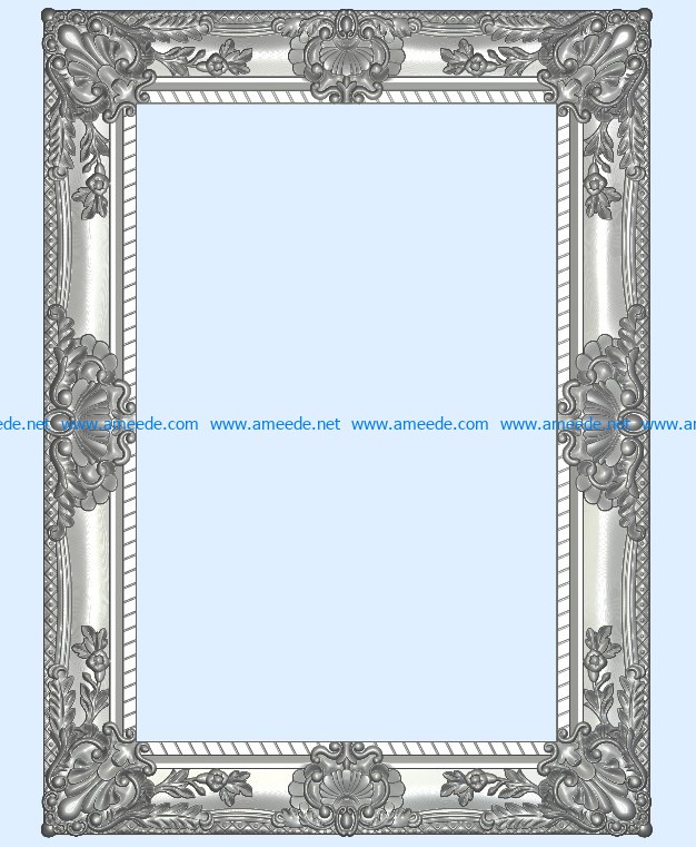 Template frame design A002272 file free vector art 3d model download for CNC