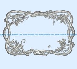 Template frame design A002275 file free vector art 3d model download for CNC