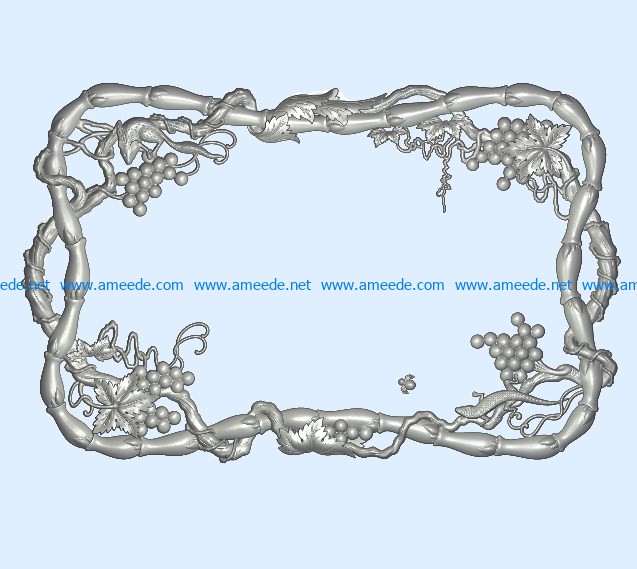 Template Frame Design A002275 File Free Vector Art 3d Model Download For Cnc Download Free Stl Files