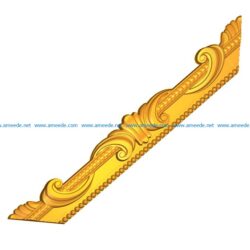 Template frame design A002381 wood carving file stl for Artcam and Aspire jdpaint free vector art 3d model download for CNC