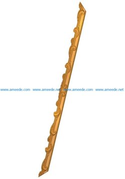Template frame design A002382 wood carving file stl for Artcam and Aspire jdpaint free vector art 3d model download for CNC