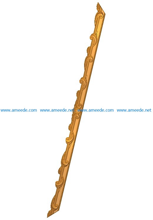 Template frame design A002382 wood carving file stl for Artcam and Aspire jdpaint free vector art 3d model download for CNC