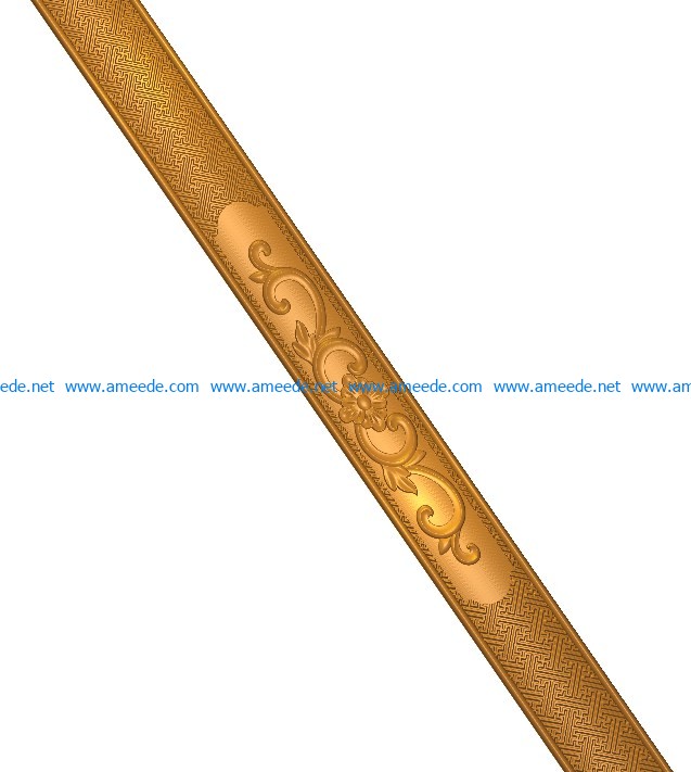 Template frame design A002383 wood carving file stl for Artcam and Aspire jdpaint free vector art 3d model download for CNC
