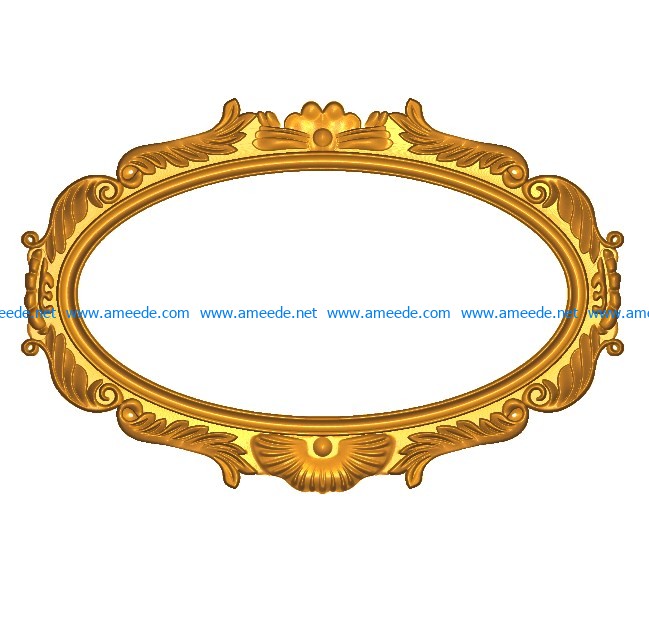 Template frame design A002396 wood carving file stl for Artcam and Aspire jdpaint free vector art 3d model download for CNC