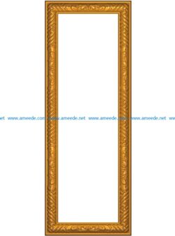 Template frame design A002488 wood carving file stl for Artcam and Aspire jdpaint free vector art 3d model download for CNC