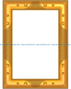 Template frame design A002583 wood carving file stl for Artcam and Aspire jdpaint free vector art 3d model download for CNC