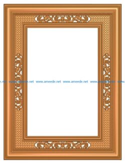 Template frame design A002701 wood carving file stl for Artcam and Aspire jdpaint free vector art 3d model download for CNC