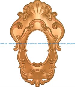 Template frame design A002702 wood carving file stl for Artcam and Aspire jdpaint free vector art 3d model download for CNC