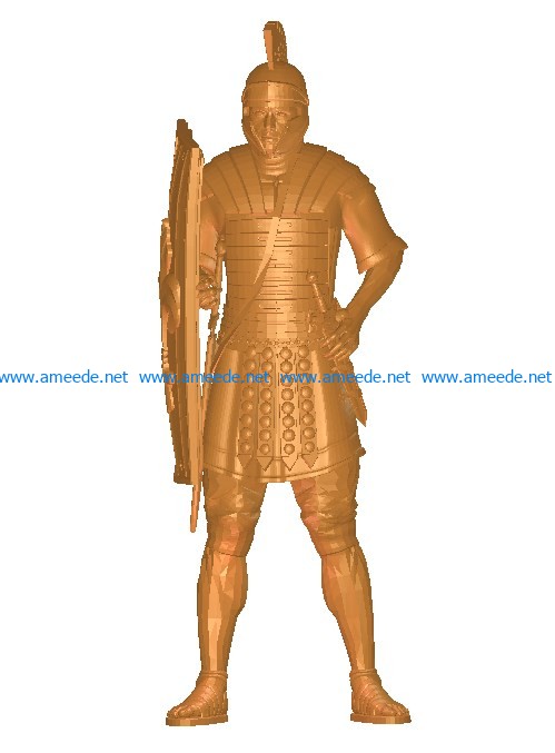 The leader of the warrior B002740 file stl free download 3D Model for CNC and 3d printer