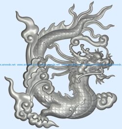 Worship things dragon A002279 wood carving file stl for Artcam and Aspire jdpaint free vector art 3d model download for CNC