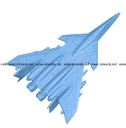 Aircraft F-95 Morningstar B003101 file stl free download 3D Model for CNC and 3d printer