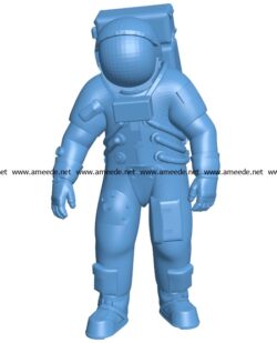 Apollo Astronaut B003020 file stl free download 3D Model for CNC and 3d printer