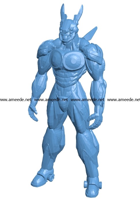 Appleseed Men B003562 file stl free download 3D Model for CNC and 3d