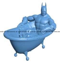 Mr Batman B003545 file stl free download 3D Model for CNC and 3d printer