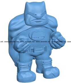 Batman Dark Knight Returns B003071 file stl free download 3D Model for CNC and 3d printer