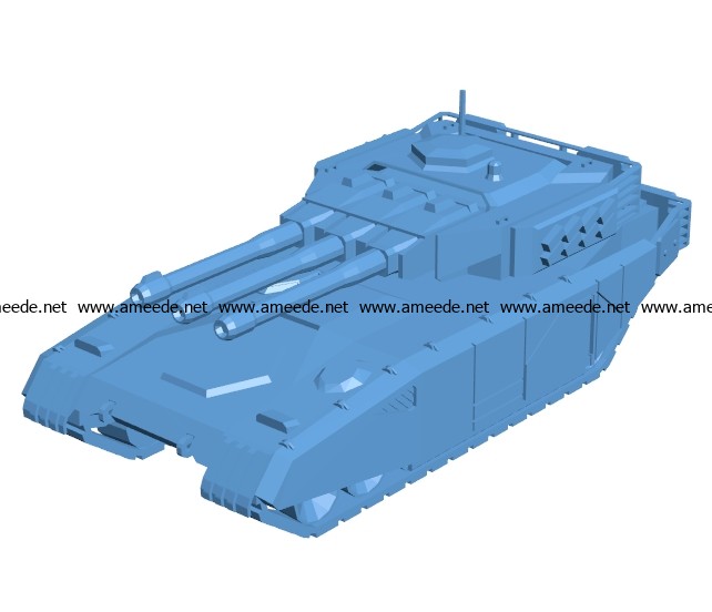 Battletech Schrek Tank B003547 file stl free download 3D Model for CNC and 3d printer