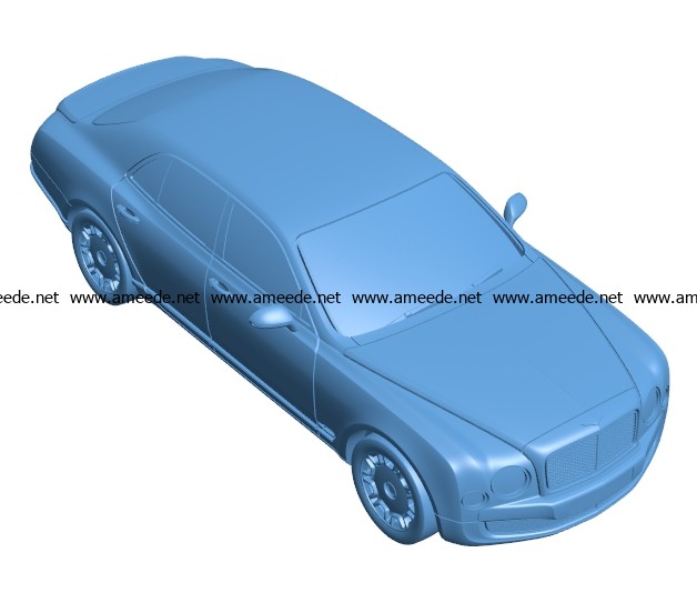 Bentley arnage car B003154 file stl free download 3D Model for CNC and 3d printer