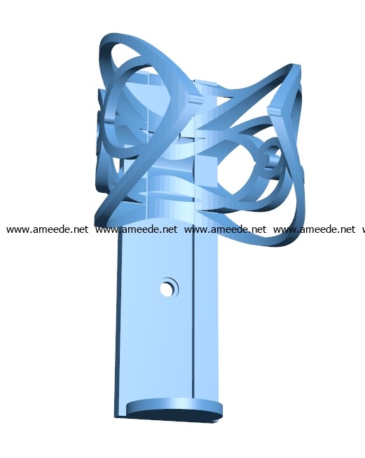 Bike bottle holder B003530 file stl free download 3D Model for CNC and 3d printer