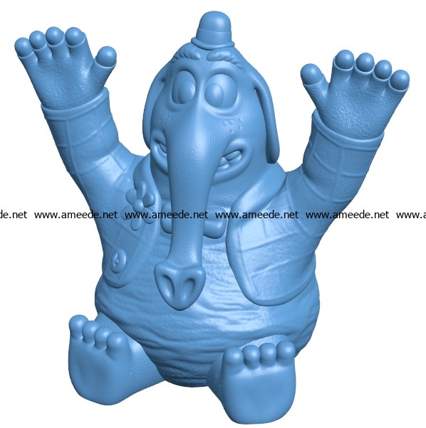 Bing Bong B003540 file stl free download 3D Model for CNC and 3d printer