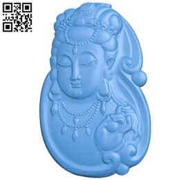Buddhism Quan Yin A002810 wood carving file stl for Artcam and Aspire jdpaint free vector art 3d model download for CNC