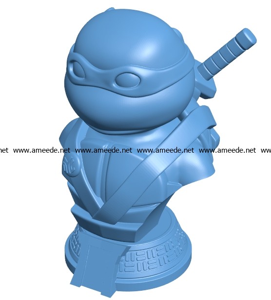 Busto LEO B003329 file stl free download 3D Model for CNC and 3d printer