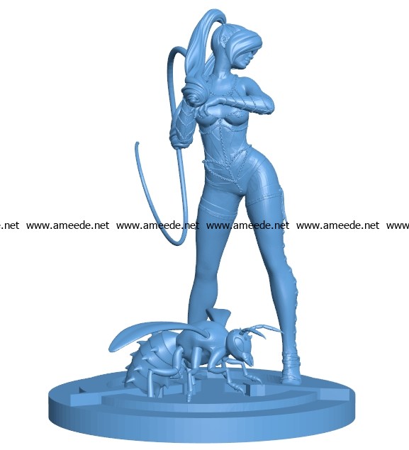 Calistrian Priestess women B003268 file stl free download 3D Model for CNC and 3d printer