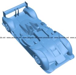 Car Audi R15 B003023 file stl free download 3D Model for CNC and 3d printer