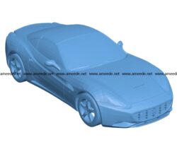 Car california B003026 file stl free download 3D Model for CNC and 3d printer