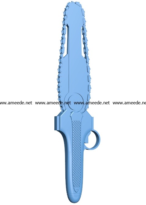 Chain Knife B003352 file stl free download 3D Model for CNC and 3d printer