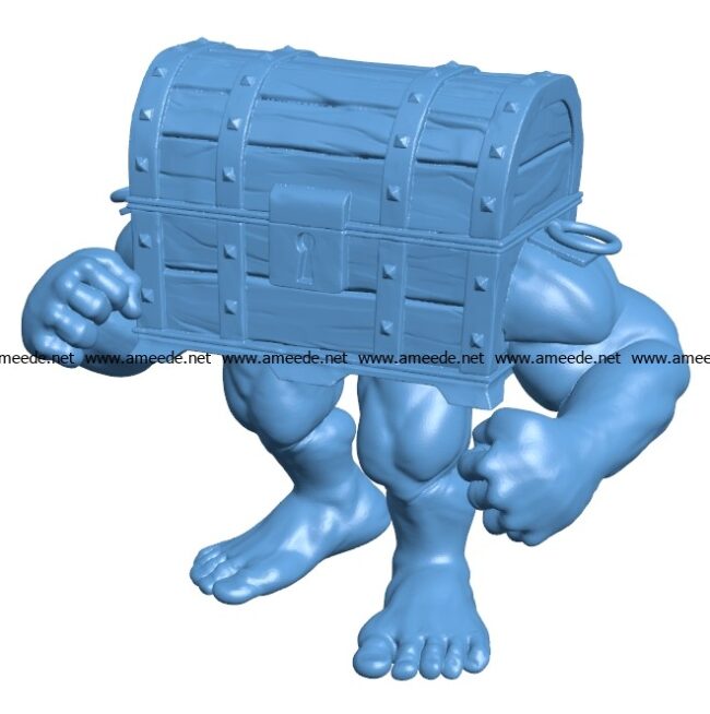 Chest Mimic Brawler B003543 file stl free download 3D Model for CNC and 3d printer