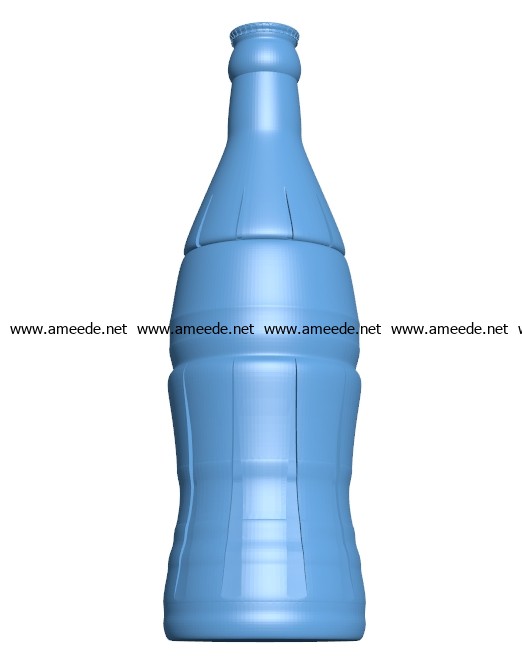 Coca cola bottle B003106 file stl free download 3D Model for CNC and 3d printer