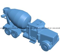 Construction truck B003069 file stl free download 3D Model for CNC and 3d printer