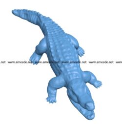 Crocodile B002968 file stl free download 3D Model for CNC and 3d printer