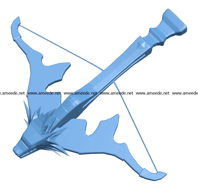 Crossbow Dragon B002948 file stl free download 3D Model for CNC and 3d printer