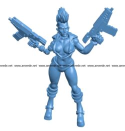 Cyber Bake Rocker women B003229 file stl free download 3D Model for CNC and 3d printer