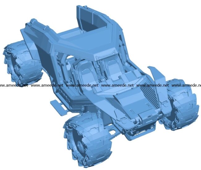 Cyclone Car B003653 file stl free download 3D Model for CNC and 3d printer