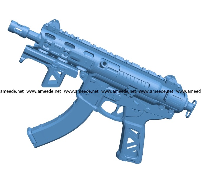 Daemon Gun 3XB B003531 file stl free download 3D Model for CNC and 3d printer