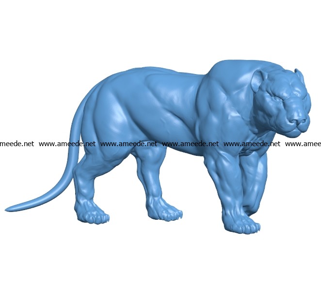 Dangerous cougar B003234 file stl free download 3D Model for CNC and 3d printer