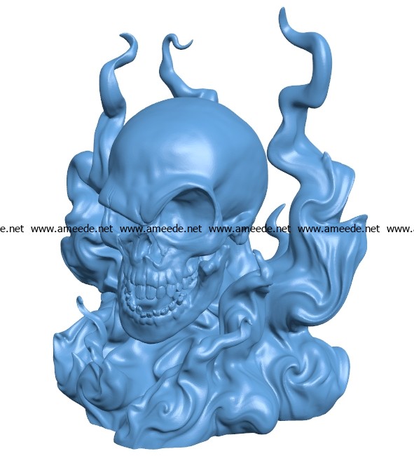 Demilich Head B003340 file stl free download 3D Model for CNC and 3d printer