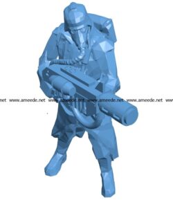 Dkok melta man B003235 file stl free download 3D Model for CNC and 3d printer
