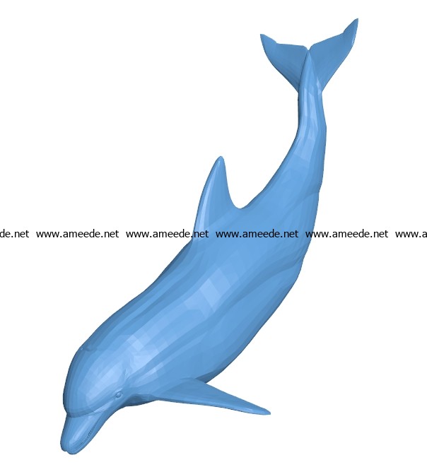 Dolphin swim B003573 file stl free download 3D Model for CNC and 3d