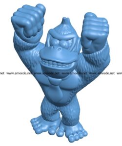 Donkey Kong B003468 file stl free download 3D Model for CNC and 3d printer