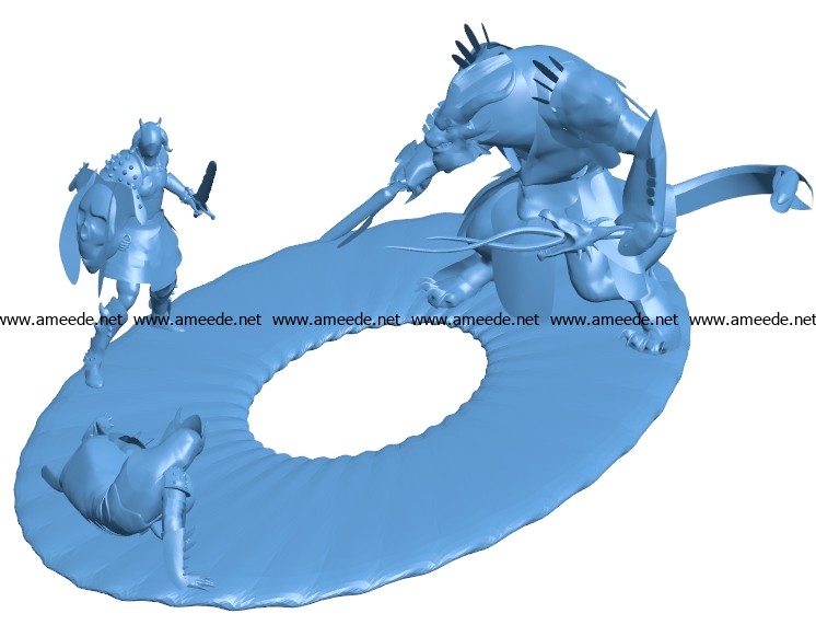 Dungeon Guild Wars 2 B002974 file stl free download 3D Model for CNC and 3d printer