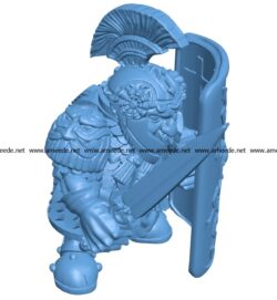 Dwarf gladiator B003684 file stl free download 3D Model for CNC and 3d printer