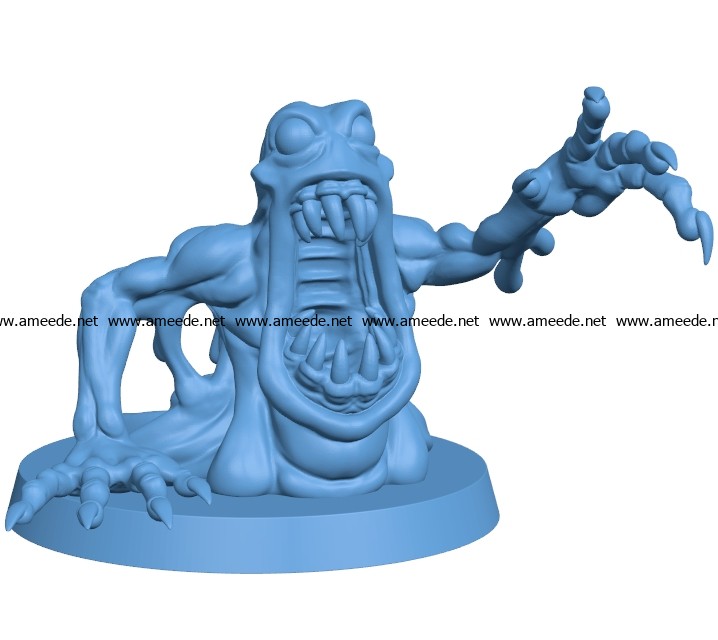 Ectomorph monster B003070 file stl free download 3D Model for CNC and 3d printer