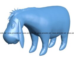 Eeyore B003483 file stl free download 3D Model for CNC and 3d printer