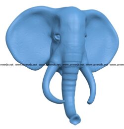 Elephant Head B002908 file stl free download 3D Model for CNC and 3d printer