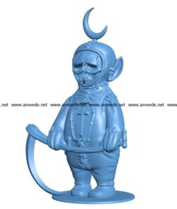 Evil teletubby B003107 file stl free download 3D Model for CNC and 3d printer