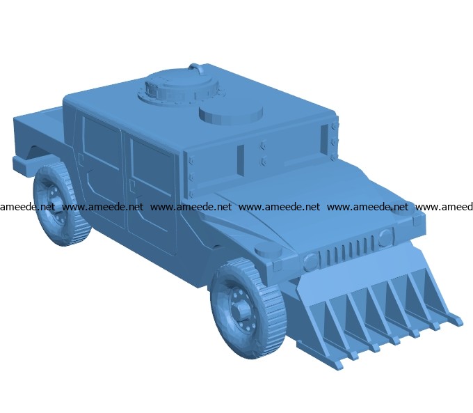 Gaslands Truck B003717 file stl free download 3D Model for CNC and 3d printer