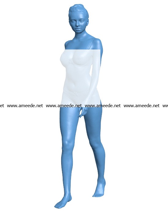 Girl walk in sun B003249 file stl free download 3D Model for CNC and 3d printer